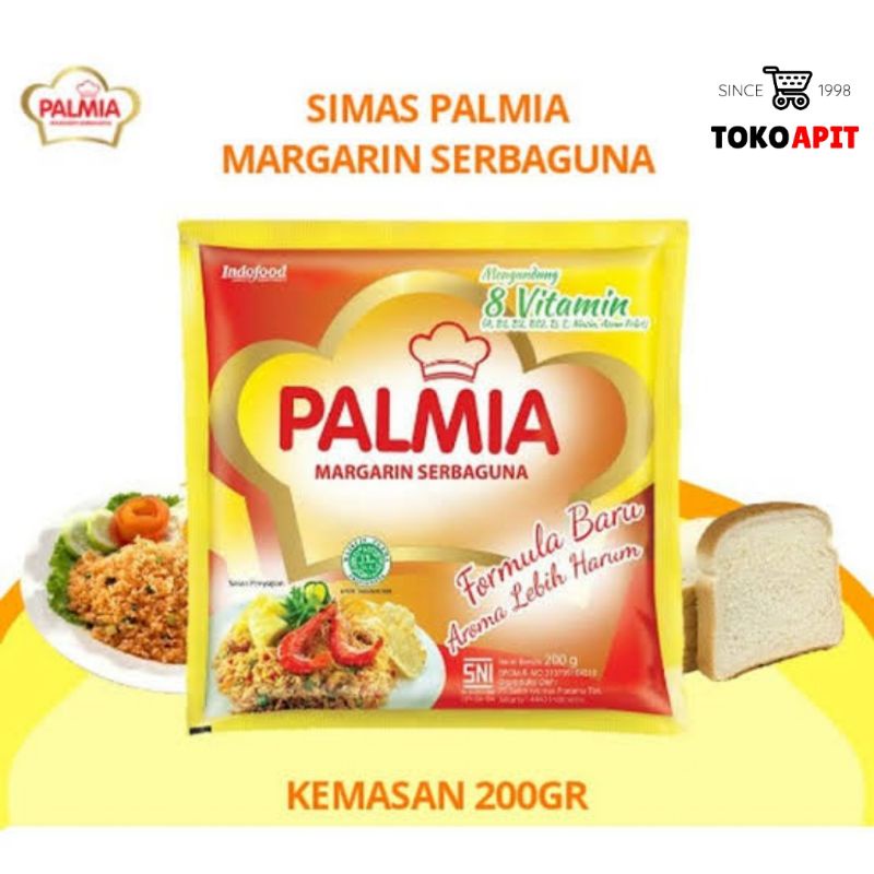 

SIMAS PALMIA SACHET ISI 200 GRAM / MENTEGA SIMAS PALMIA / MARGARIN SIMAS PALMIA