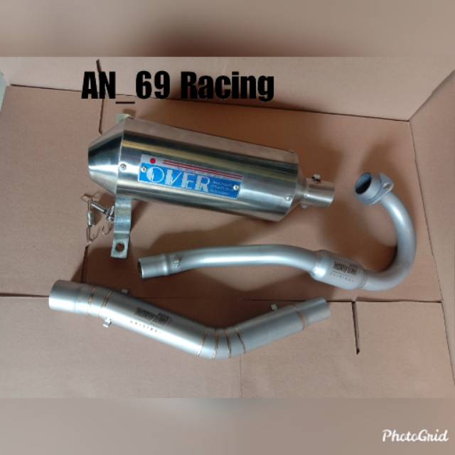 Knalpot OVER RACING JAPAN pnp KLX 150 S G BF CRF 150L D-TRACKER 150 KLX TIGER VIXION TRIL dll