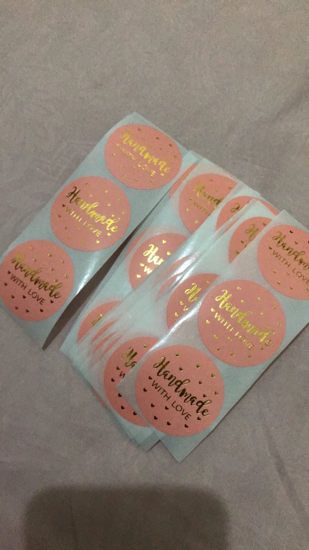 Stiker Sticker Label  Handmade With Love  - Ty3t