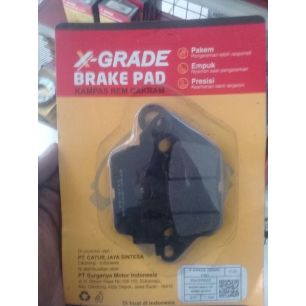Kampas rem Cakram depan NMAX MIO AEROX VIXION X-GRADE Planet Ban