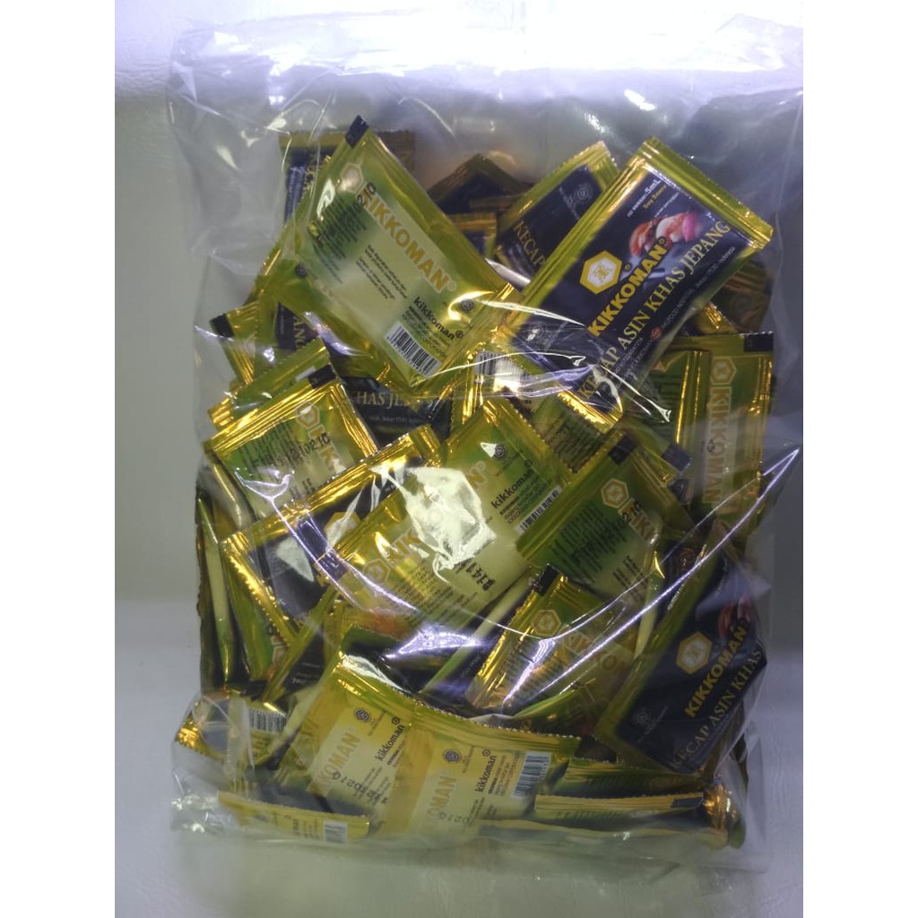 

PROMO Kikkoman Kecap Asin khas Jepang Shoyu Halal Sachet ( 100 x 5ml)