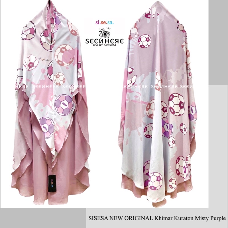 [𝐒𝐄𝐄𝐍𝐇𝐄𝐑𝐄] SISESA NEW ORIGINAL SALE Khimar Kuraton Misty Purple