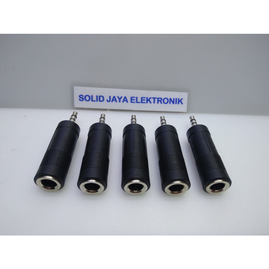 KONEKTOR SAMBUNGAN MIC BESAR KE KECIL CONNECTOR AKAI 6.5 MM 6.5MM KE 3.5MM 3.5 MM MIK AKAI KARAOKE GITAR