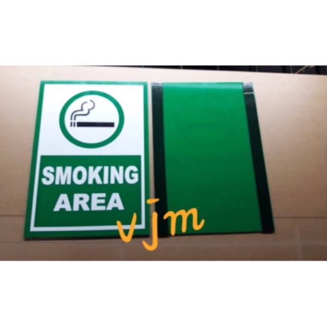 

Papan Nama Acrylic (SMOKING AREA 21x30cm)