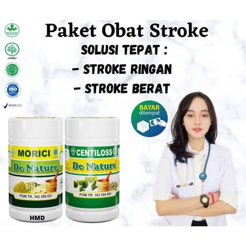 Jual Obat Stroke Ringan Dan Berat Original De Nature Garansi | Shopee ...