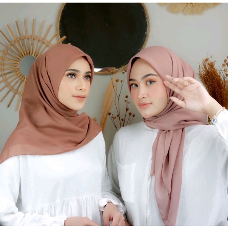 Hijab Segi Empat Paris Premium Paris Voal Premium