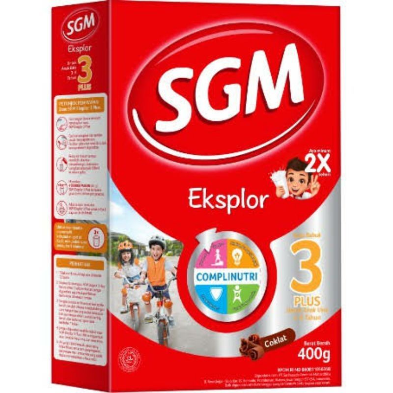 SGM Eksplor Belajar 3+ Pro-GressMaxx Madu, Vanila dan Coklat Susu Bubuk 400gr