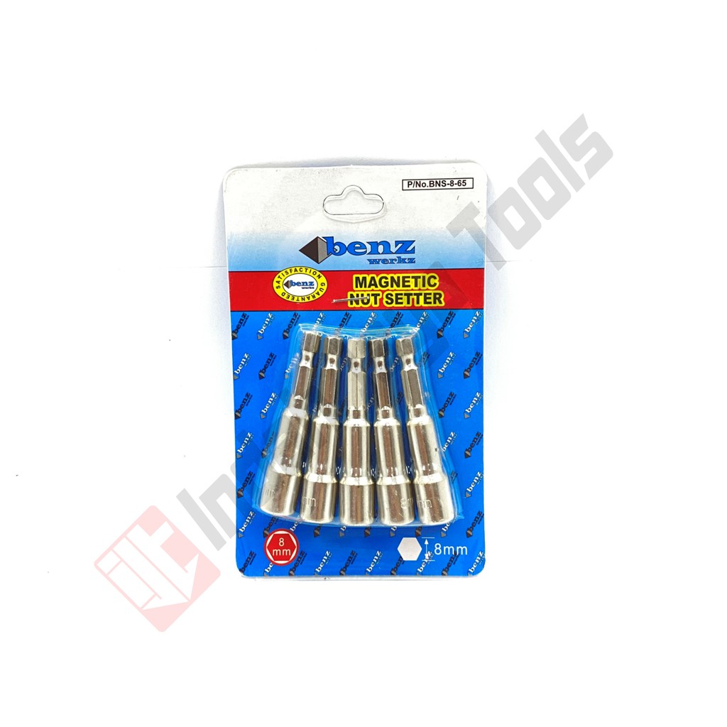 BENZ BNS-8-85 Mata Bor Roofing 8 x 65 mm - Magnetic Nut Setter Baja Ringan