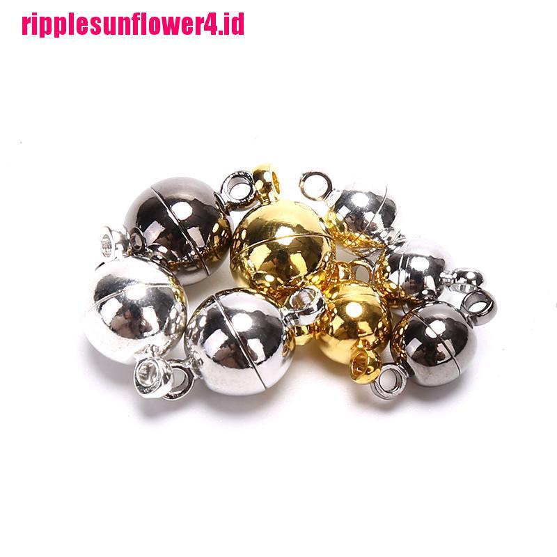 10pcs Jepit Lobster Bola Magnetik Untuk Membuat Perhiasan DIY