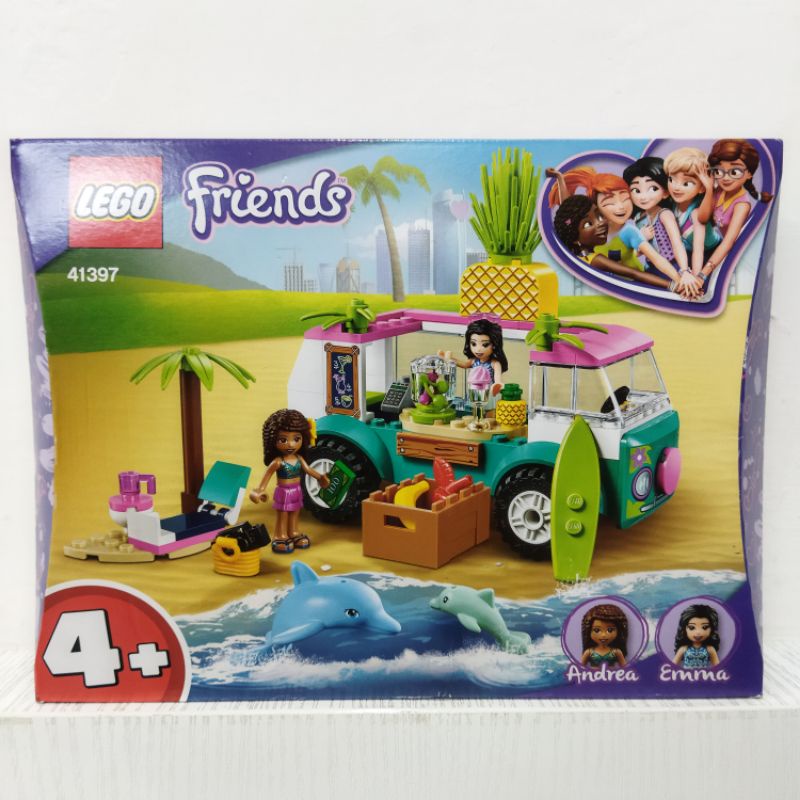 ori original lego friends 41397 juice truck building kit pack playset play set andrea emma truk jus 