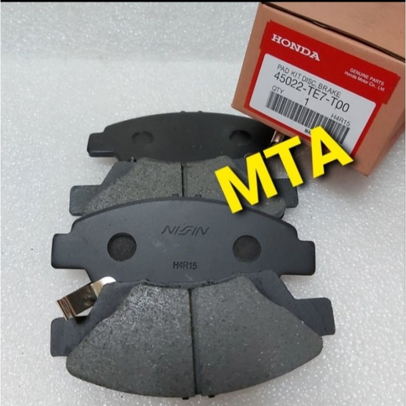 KAMPAS REM DEPAN KANVAS REM DEPAN ATAU BRAKE PAD DEPAN FRONT HONDA MOBILIO