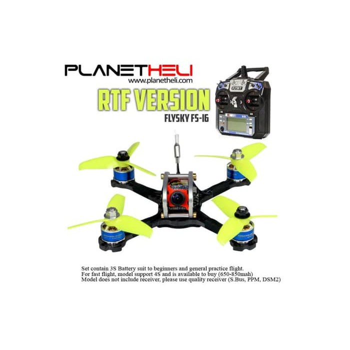 LDARC FPVEGG PRO FPV Racing Drone 138MM Brushless Mini RTF with i6