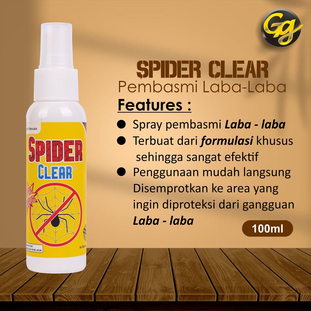 SPIDER CLEAR 100 ML PEMBASMI LABA LABA INSEKTISIDA