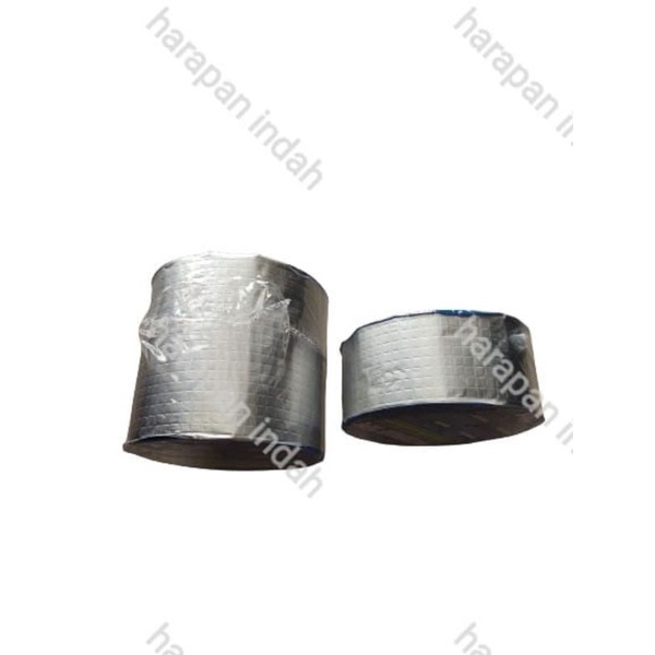 Lakban Anti Bocor Lem Anti Air Aluminium Foil Butyl Super Waterproof Tape Tambal Silver