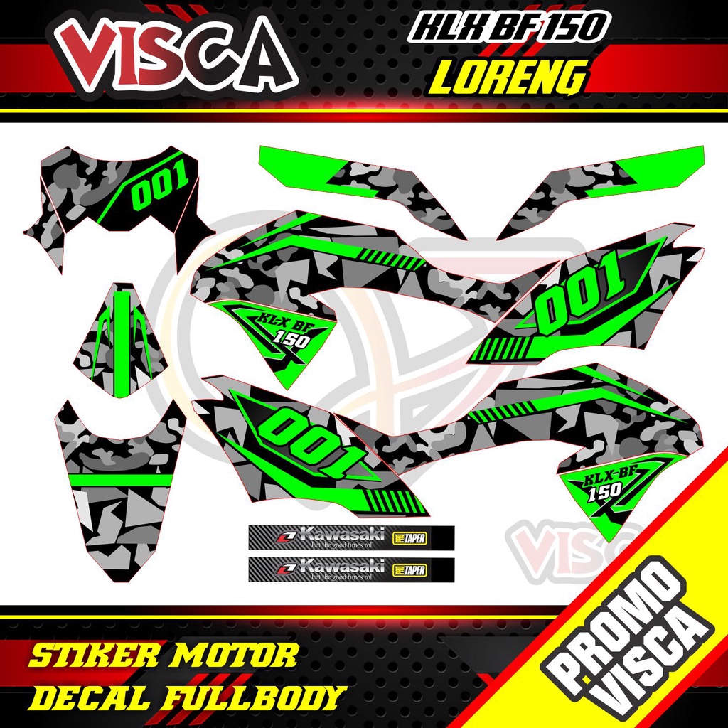 Decal Klx BF Dekal Klx 150 BF Full Body Terbaru Decal Klx Decal Klx 150 Bf Hologram Decal Klx Bf Ful