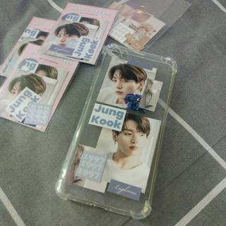 DIY sticker case set BTS JungKook jeon stiker hp custom DIY sticker case set BTS JungKook jeon stiker hp custom