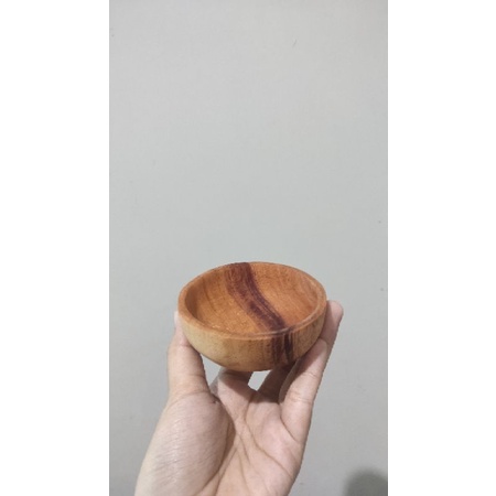 MANGKOK KAYU MASKER/ MANGKOK MASKER KAYU/ MANGKOK KAYU SERBAGUNA/ MANGKOK KAYU 8 CM