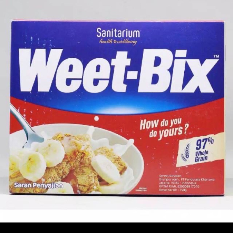 

Sanitarium Cereal Weet Bix 750gr