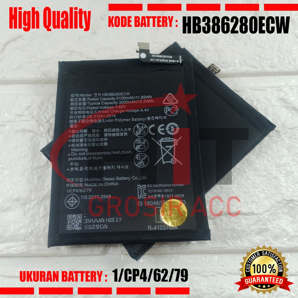 Baterai Battery HB386280ECW For Huawei Honor 9 P10 Huawei Honor9 P-10