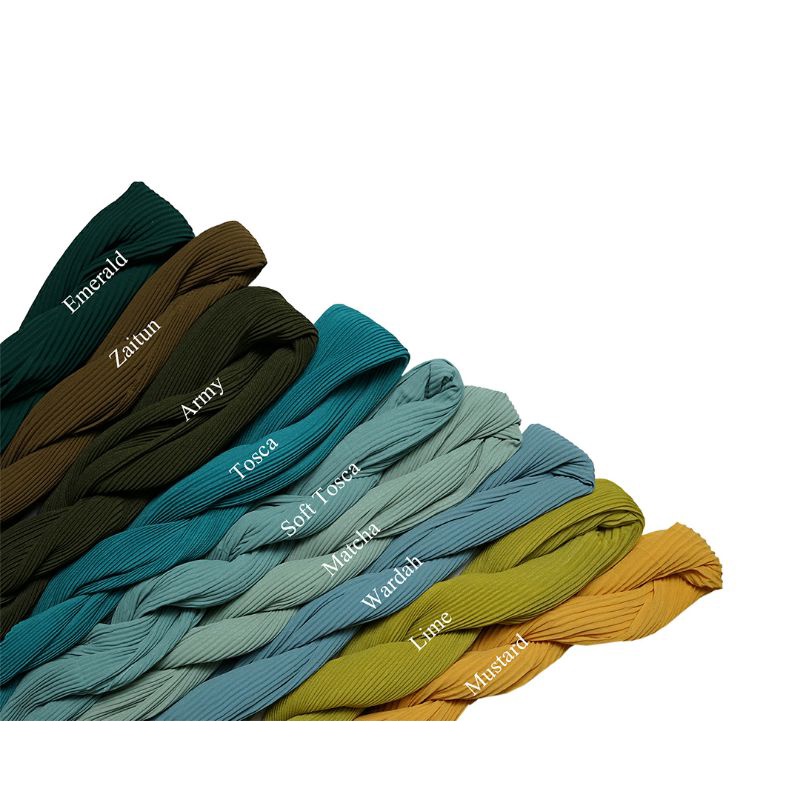 Hijab Segiempat Bella Plisket Lidi/PLEATS SQUARE-7