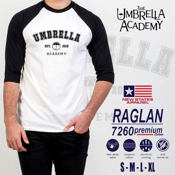 KAOS RAGLAN 3/4 T-SHIRT - THE UMBRELLA ACADEMY - COLLEGE