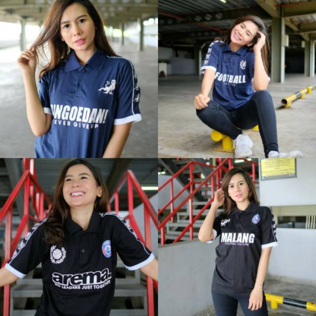 Kaos Arema Model Polo