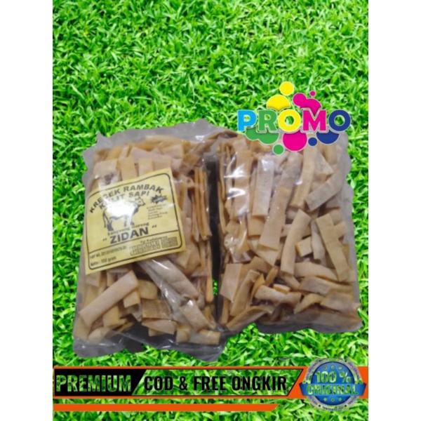 

krecek rambak kulit sapi varian stik lebar 1kg