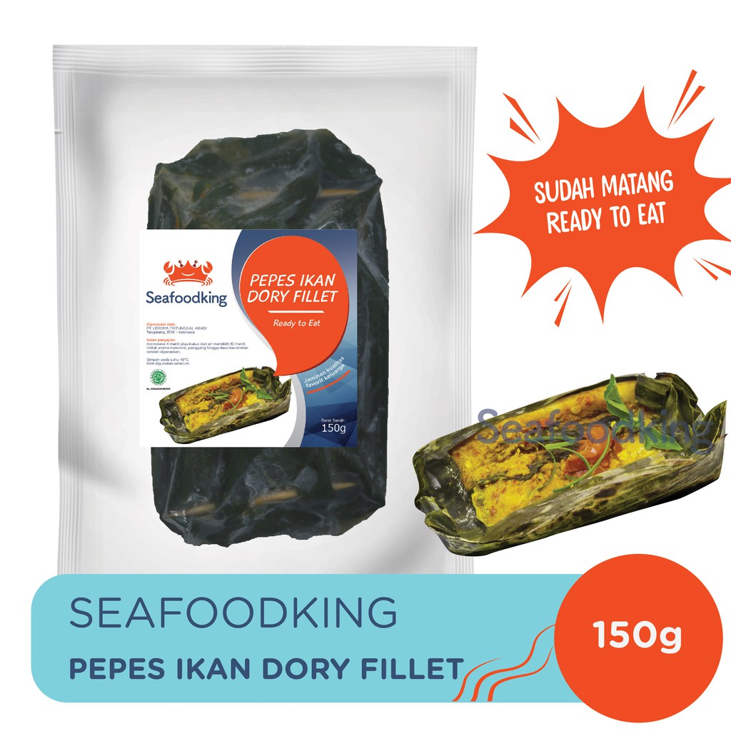 

Pepes Ikan Dory Fillet Seafoodking 150gr (1 Porsi)