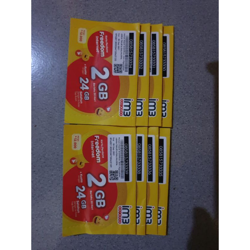 Nomor cantik indosat