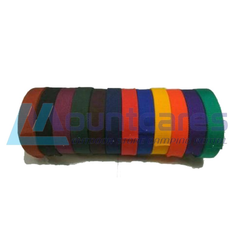 Tali Webbing Tobular (Double) 2,5cm / Tali hammock / Tali Climbing per meter