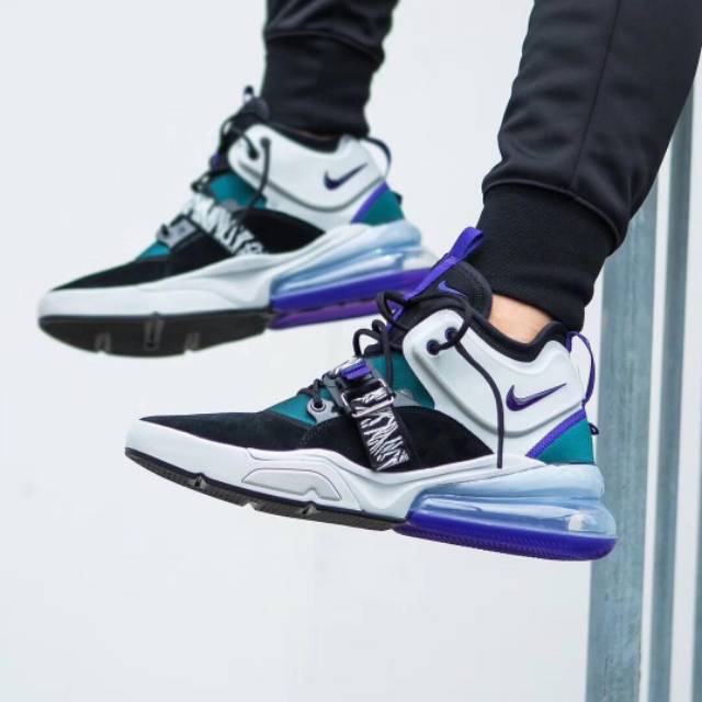 NIKE AIR FORCE 270 BLACK PURPLE