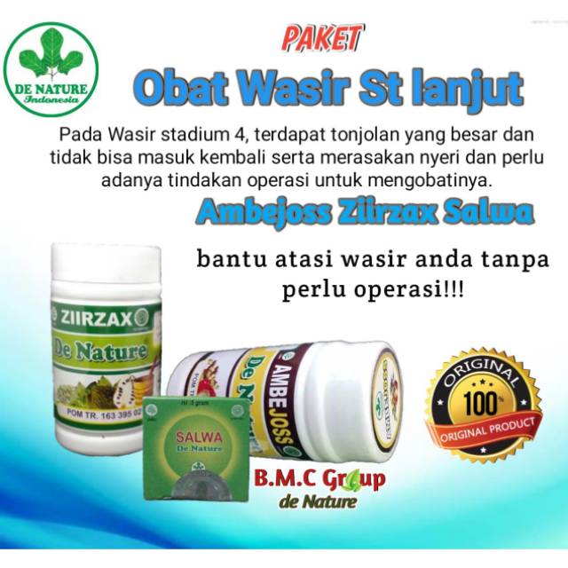 OBAT AMBEIEN STADIUM 3/ZIIRZAK AMBEJOSS SALWA DENATURE/MENGOBATI AMBEIEN SEMBUH TANPA HARUS  OPERASI