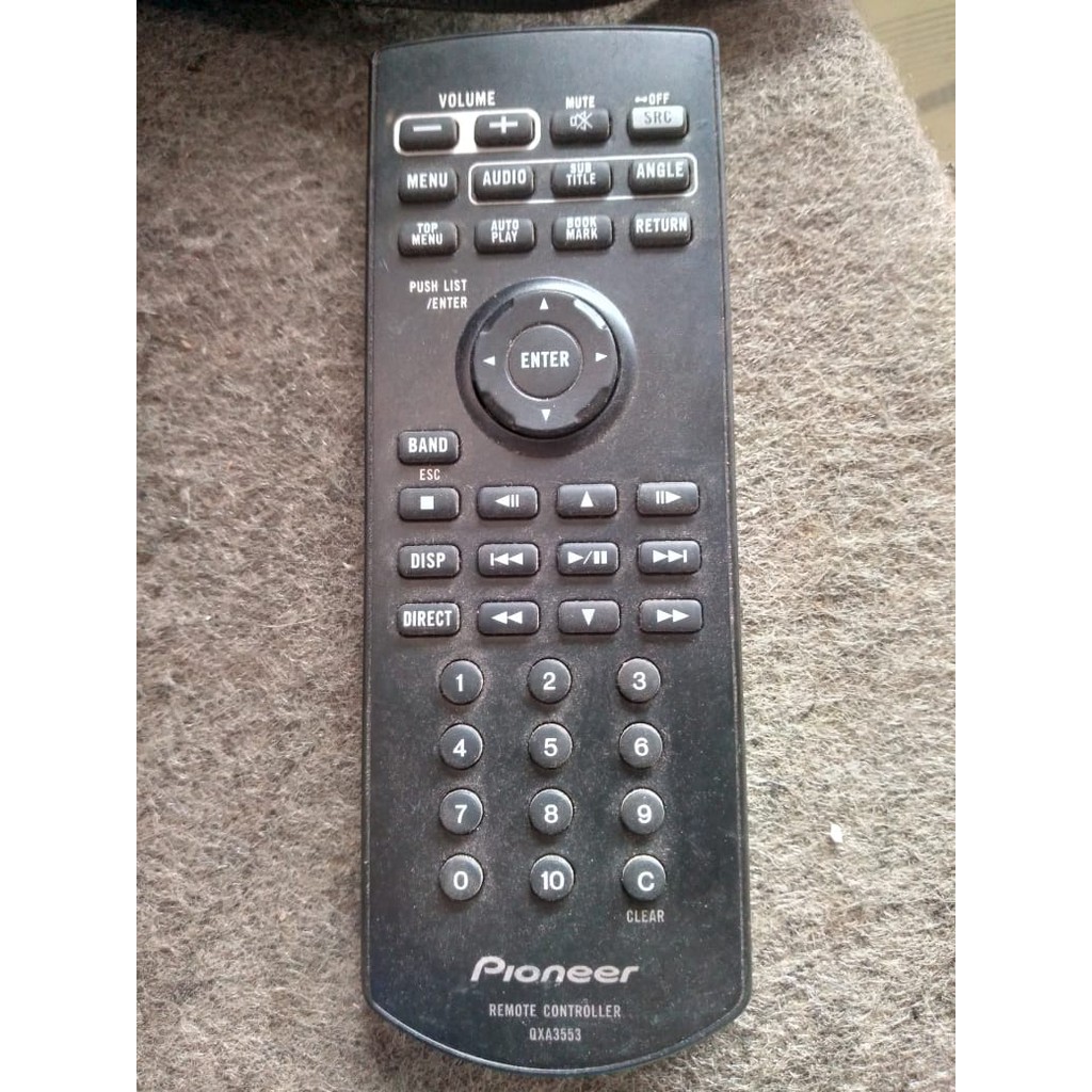 remote qxa3553 for dvh 3490, dvh 354uB dan pioneer double din touch mobil audio