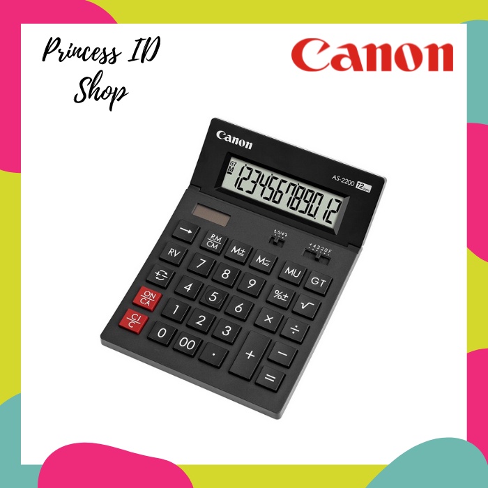

KALKULATOR DESKTOP 12 DIGIT CANON AS-2200