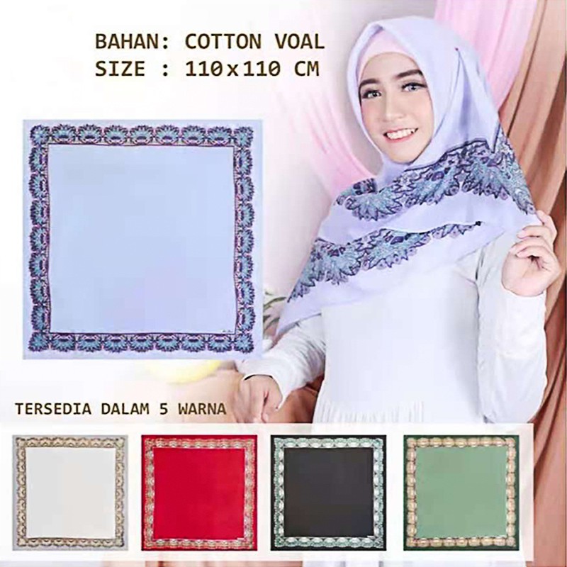 

Hijab Voal Motif Bunga 110cm*110cm