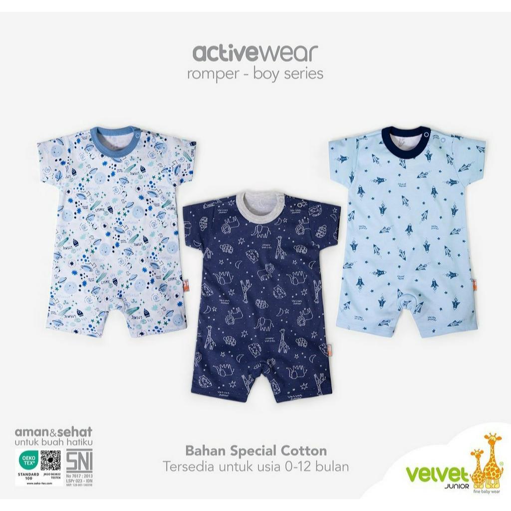 Jumper segiempat Velvet Junior Activewear Bodysuit 1pack isi3