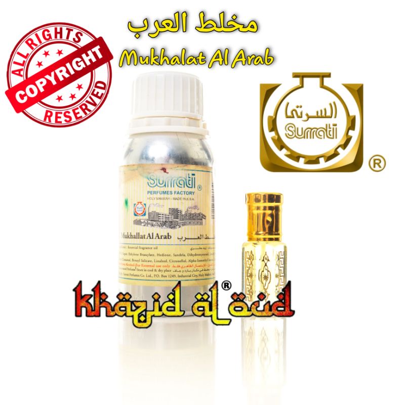 Khazid Al Oud - Parfum Mukhalat Al Arab Surrati Original | Parfum Surrati Original