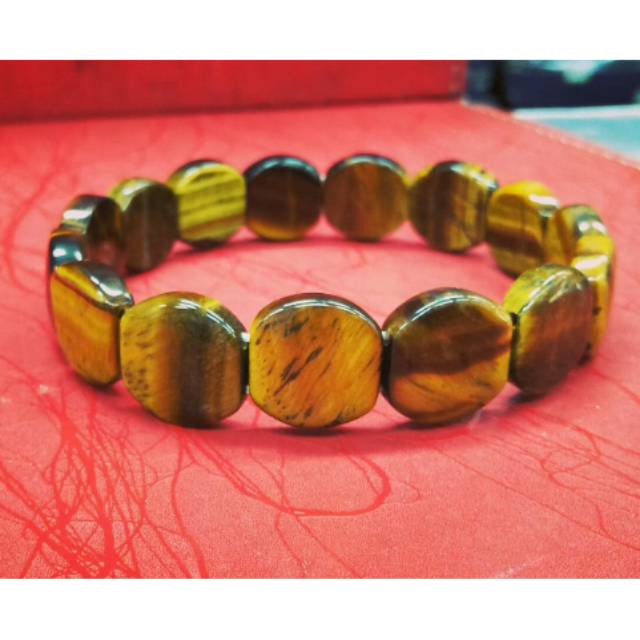 Gelang Batu Alam Tiger Eyes