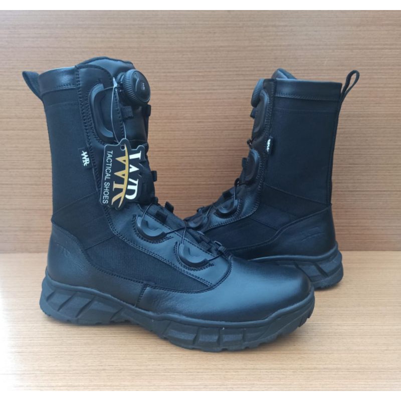 SPATU PDL NINJA BOOTS TNI POLRI TALI PUTAR WR