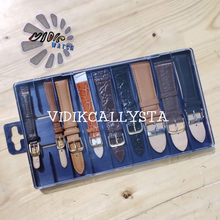 Kotak Tali jam tangan Box Koleksi Strap Tali jam tangan 9 slot