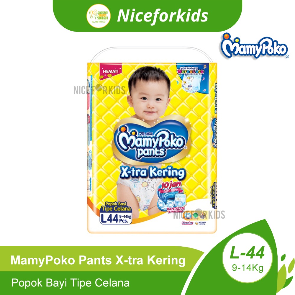 Mamypoko Pants Jumbo S58, M48, L42, XL38 x-tra kering