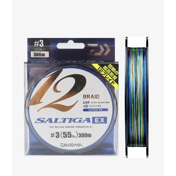 SENAR PE DAIWA SALTIGA SENSOR UVF X12EX+SI 300M