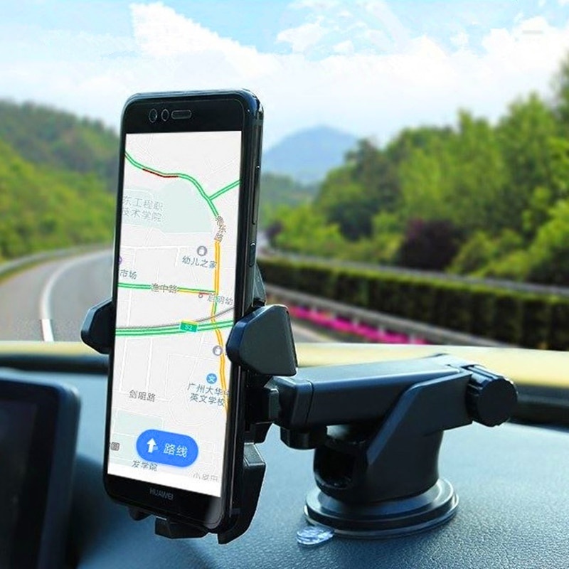 Holder HP untuk mobil Car Holder for HP Smartphone with Suction Cup android iphone Windshield Gravity Sucker Car Phone Holder Car Phone Mount Universal Car Phone Holder with Dashboard Air Vent Windshield Cell Phone Holder for iPhone Android