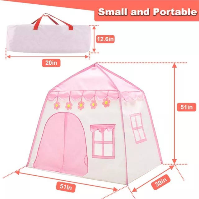 Tenda Camping Mainan Anak Rumah Rumahan Castle Princess Jumbo Besar - Tenda Mainan Anak Dome