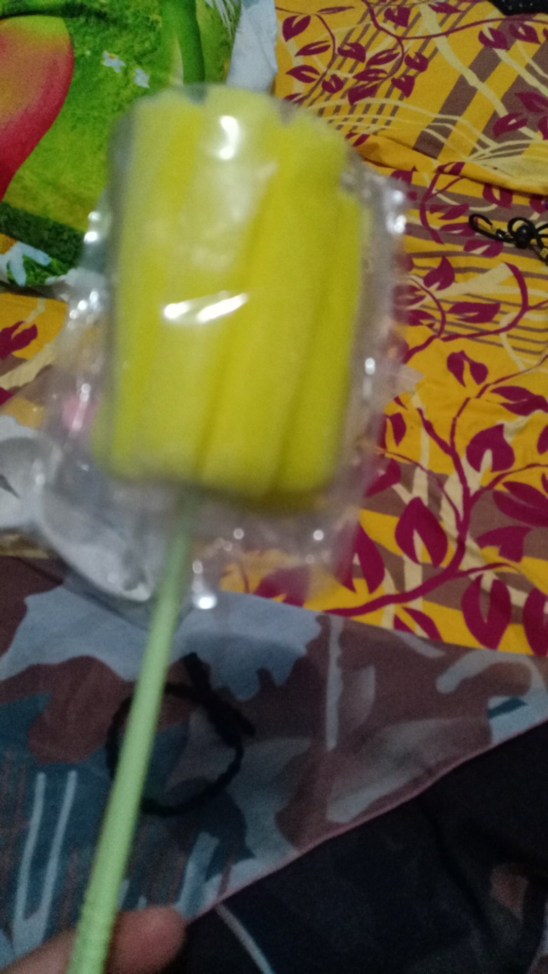 Jh19 Pencuci Botol Cangkir Sikat Busa Spons Pembersih Botol Dan Gelas Tongkat Spons Pembersih