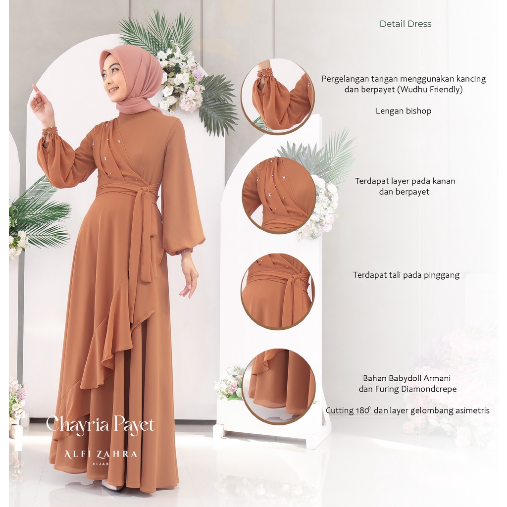 Chayria Payet Dress (Ready Stok)