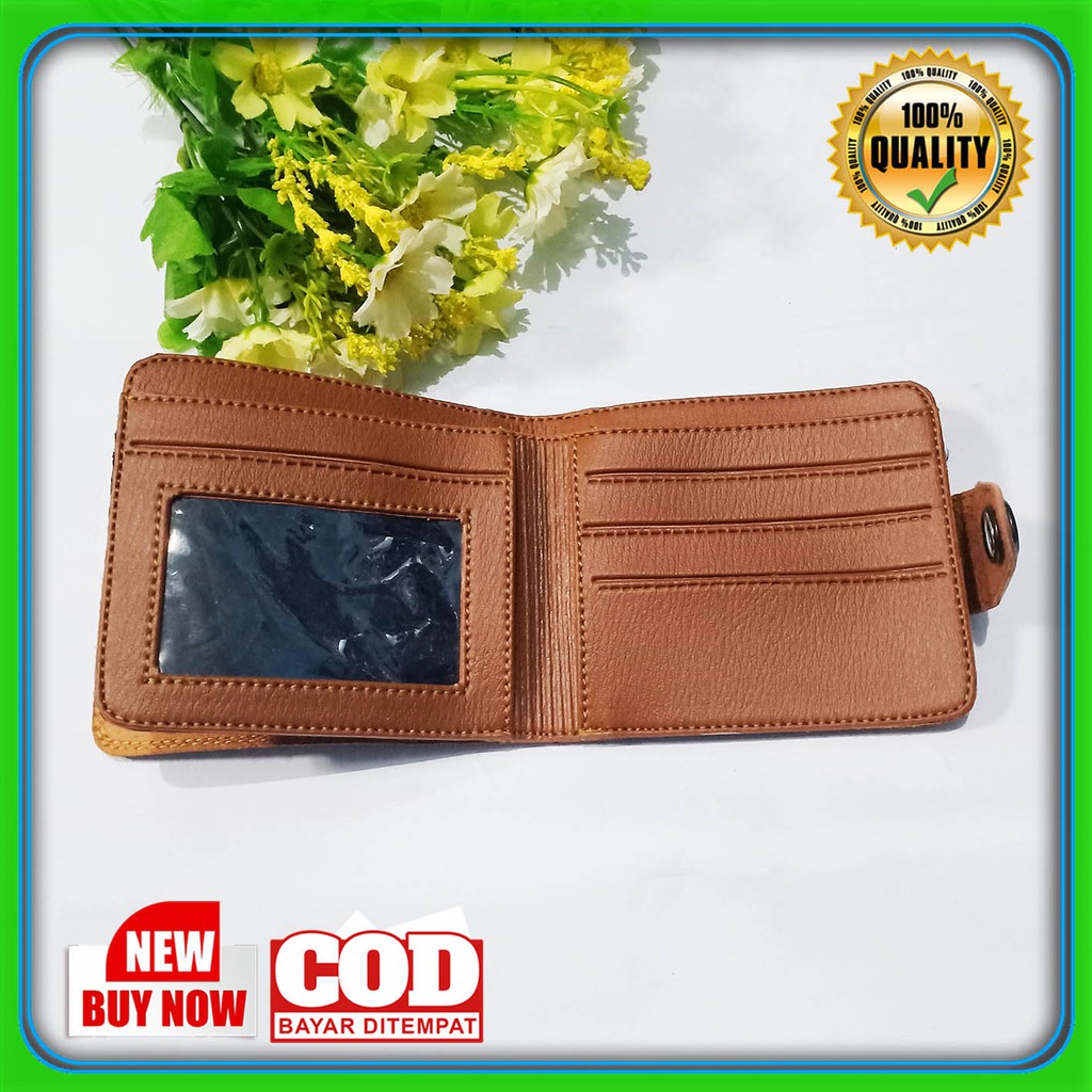 Dompet Pria Lipat Branded AMT Kancing terbaru COD