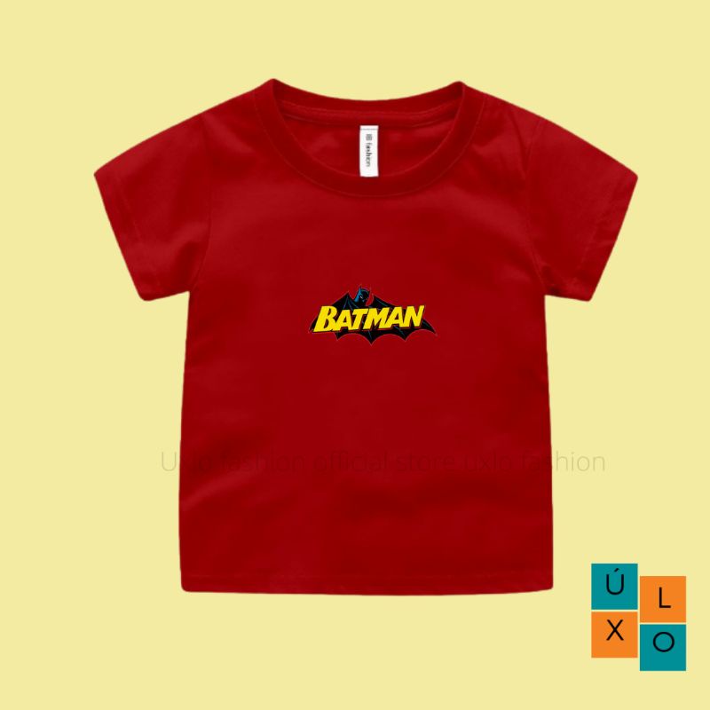 UXLO/KAOS ANAK LAKI-LAKI 1-10TAHUN/PAKAIAN ANAK COWOK KARAKTER/BAJU ANAK LAKILAKI SUPERHERO BATMAN