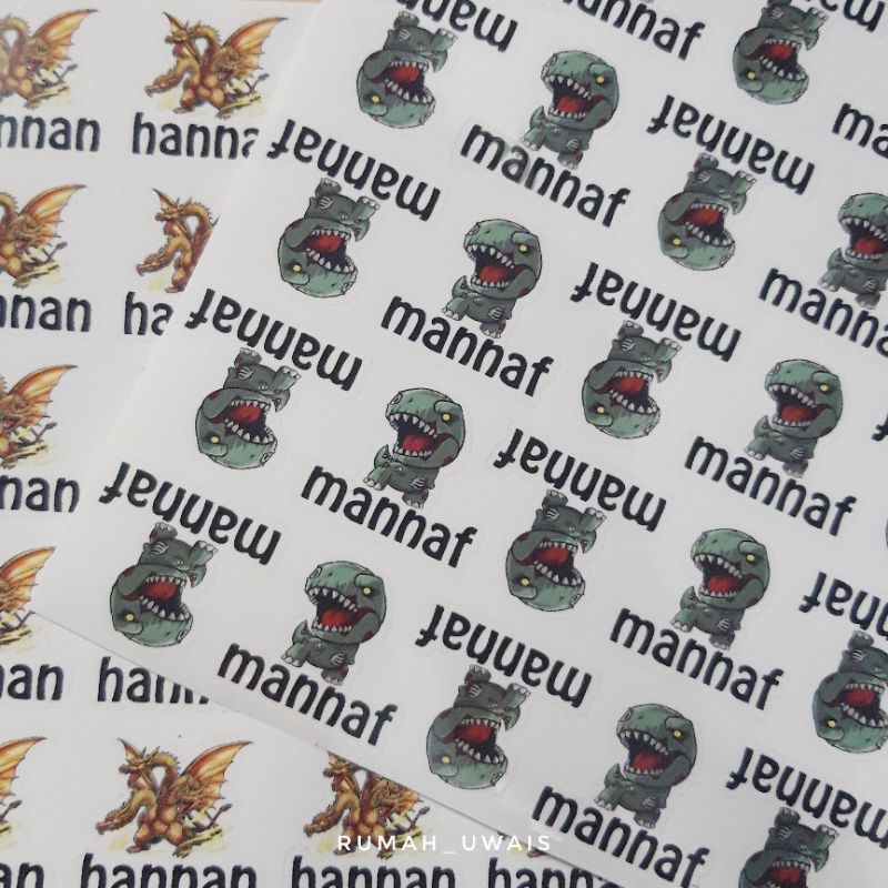 

STICKER MURAH WATERPROOF CUSTOM NAMA rumah uwais