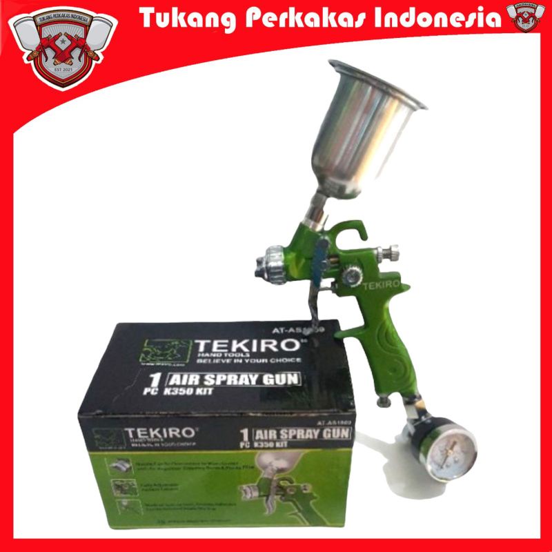 SPRAY GUN MINI HVLP TEKIRO K350 NOZZLE 0,8MM